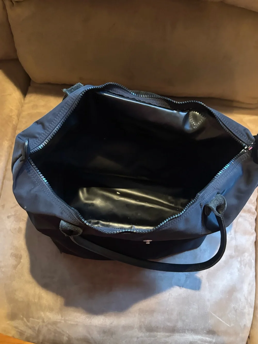 Longchamp Large Le Pliage Tote (Black Nylon)